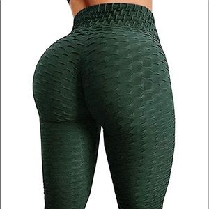 Hunter Green Squat Proof Workout pants